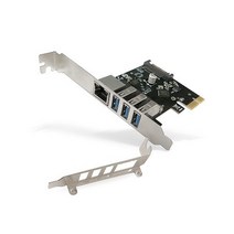 기가랜+USB3.0 3포트 PCIe 확장카드 NEXT 409LU3