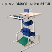 기립 보조기 재활훈련 보행 재활 기립대 다기능 특수 하지 마비 장비 환자 운동, 11.화이트 스탠드+교정기