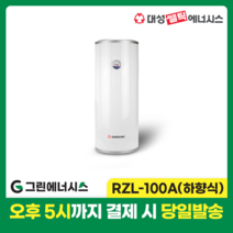 대성 전기온수기 설치 대성쎌틱 스텐 RZB RZL 저장식 전기온수기 서울 경기 부산 전국배송, RZL-100A (하향식)