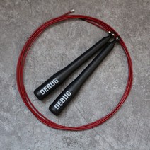 크로스핏 와이어 줄넘기 로그 SR Rogue SR-1 트레이닝 피트니스 다이어트 더블베어링, DEBUG SR-1 블랙레드 (플라스틱손잡이)