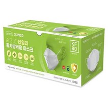 ForU424 숨코 미세먼지 황사마스크 화이트 25매 마스크 대형마스크 덴탈마스크, 상세페이지 참조