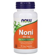 나우푸드 노니 450mg 베지 캡슐, 90개입, 4병