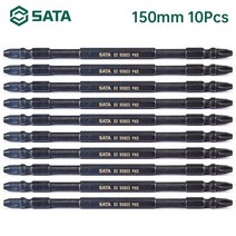 마그네틱 드릴 마그네트 드릴링 더블 헤드 스크루 드라이버 비트 육각 생크 임팩트 드라이버 비트 세트, ph1 150mm 10개