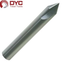 디와이씨 초경 1날 조각엔드밀 각도엔드밀, 60도 x 10mm, 1개