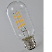 LED 투명 E27 나사 전구 4와트 12와트 8와트, LED T45, 4와트의 백색광