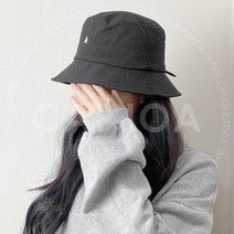 이니셜 알파벳 스트링 조절끈 버킷햇 벙거지 모자