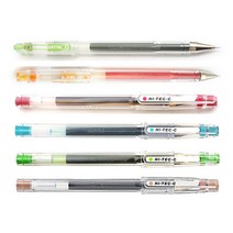 파일롯트 하이테크C HI-TEC-C 중성펜 0.4mm 낱색 / 3점 지지 방식 / 국민볼펜, 0.4mm 레드 R