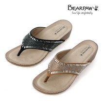 베어파우(BEARPAW) DARIA 웨지 플립플랍 (womens) 2종 택1