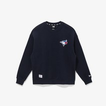 공용 MLB 레이즈드 임브로이더리 토론토 블루제이스 맨투맨 네이비 13355185