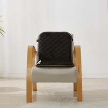 더안 전기방석 극세사 온열방석 의자용 쇼파용 1인용 2인용 3인용, 2인용(45x90cm), 극세사 전기방석 블랙(분리형)