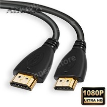 AIXXCO-0.5M 1.5M 1M 2M 3M 5M 10M 15M 금도금 HDMI 케이블 1.4 1080p HDTV 분배기 스위처용 3D 비디오 케이블, 0.5m