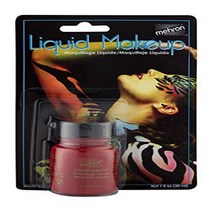 Mehron Makeup Liquid Face and Body Paint (1 oz) (RED), 1, 상세내용참조