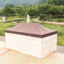 프리폼 프리미엄천막3x6 방수 대형 함마톤 알루미늄 접이식 캐노피천막, 1개, P민자풀 3X6 브라운