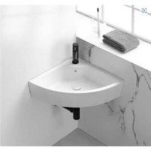 BF-L722코너형 미니벽걸이세면대 도기만, 기본상품, 1개