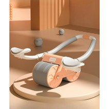 이지 복근운동기구 슬라이드 홈트 뱃살빼기, 파워오렌지 [팔꿈치지지 디자인 자동리바운드]