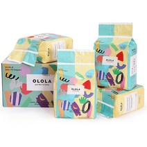 오로라 OLOLA 기저귀 스킨핏 밴드 대형 9-14KG 20매x4팩 80매, 단품
