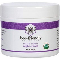 50대영양크림 레티놀 주름 나이트 수분크림 BeeFriendly 베스트 크림 USDA 딥 하이드레이팅 모이스처라이징 타임 아이 페이스 넥콜테 남성 여성용 2온스, 단일수량