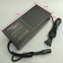 7램프 자동 셧다운 고출력 충전기 60V60Ah 6A 입력 커넥터 주문 제작, 1개
