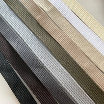 [세아퀼트] 면웨이빙끈 면끈 면가방끈 베이직컬러 2cm 2.5cm 3cm 3.8cm (1YD), 검정