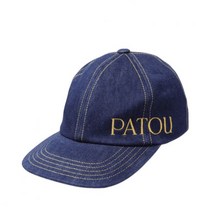 PATOU 23FW 데님 로고 자수 볼캡 (AC0560008 602D)