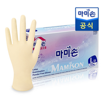 마미손 라텍스장갑(L)100매 x1개, 1개, 100매