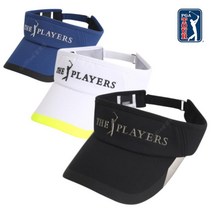 PGA TOUR 골프 웨어 남성 더플레이어스 웰딩포인트 썬캡 모자 L225AP125P, 화이트