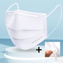 KF94 덴탈 마스크 숨쉬기편한 귀안아픈 국내생산 일회용 마스크 대형 100매