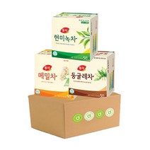 동서 현미녹차 50T + 둥글레차 50T + 메밀차 50T 3종 세트, 75g, 1세트