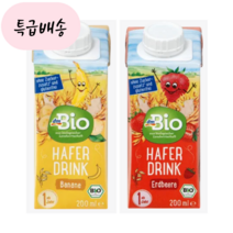 디엠 bio 유기농 귀리 드링크 곡물음료 딸기/바나나 200ml_EU_[정품보장], 1개
