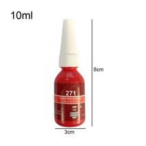 10ml Threadlocker 록타이트 222 242 243 262 263 271 272 277 290 블루 나사 접착제 스레드 잠금 에이전트 혐기성 느슨한, [08] 271, 08 271