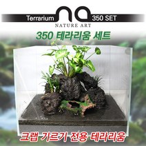 피알피쉬 [Nature Art] 350 테라리움 세트 (크랩 전용) 어항, 단일구성