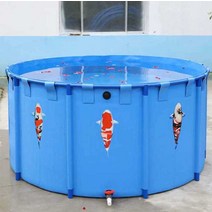 물탱크 조립식 저수조 양식장 연못 집수 간이 빗물, 직경x높이 4x1.2m