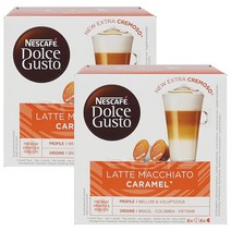 네스카페 돌체구스토 캡슐커피 카라멜마끼아토, 145.6g, 32개입