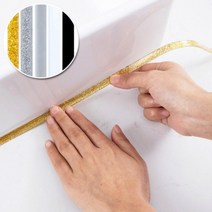 ETN 틈새 모서리 곰팡이 방지 방수 테이프 6M 욕실 주방 화장실 간편시공, 화이트, 1개