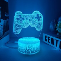 아파트현관문 스마트 3D 얼굴인식도어락 3D 야간 램프 게임실 책상 설치 조명 장식 테이블 콘솔 아이콘 로, 14 G14_04 16Color Lava base