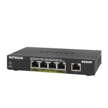 넷기어 GS305P 5포트 PoE 총 55W 장비당 15.4W