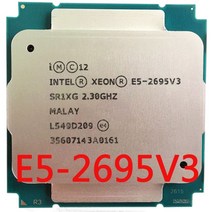 [해외]E5-2695 v3 E5 2695 V3 2695v3 2.3G 14core 28thread 소켓 2011-3의 Intel Xeon SR1XG 서버