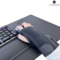 물리치료사가 판매하는 올투게더나우 고정 손목보호대 아대 블랙, 오른쪽