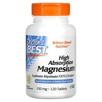 닥터스 베스트 고흡수 마그네슘 100mg 120정