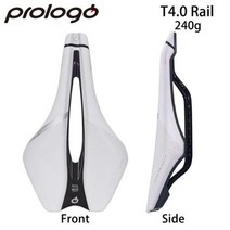 푹신한자전거안장쿠션커브 실외 실내용자전거 안장Prologo-치수 NDR 143 전문 훈련 도로 MTB 자전거 안장, 03 T4.0 Rail White