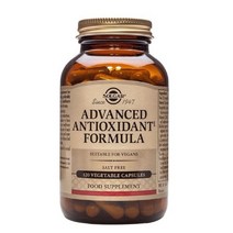 [솔가고분자키토산] 솔가 어드밴스 안티옥시던트 포뮬라 120정 (베지캡슐) Solgar Advanced Antioxidant Formula 120Vcaps, 1개