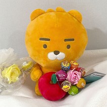화이트데이 봉제인형 꽃다발 카카오프렌즈 라이언 어피치 정품 토끼 인형 사탕꽃다발 비누꽃다발 축하 여자친구, 미투토끼 베이비 핑크