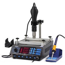 BGA재작업스테이션 납땜 제거 PCB BGA핫플레이트 리웍, 3-in-1 (예열 + 히트건 + 납땜)