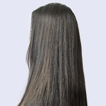 염색 탈색 가능한 여성 100프로 인모 긴 생머리 가발