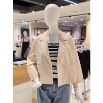 [백화점매장 정품출고] 올리브데올리브 루즈핏 칠부소매 홀겹자켓(OW3MCJ531-DG-EL)
