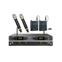 미프로 ACT-5814MQ 5.8GHz 4채널 핸드2개+핀2개 무선마이크세트 MIPRO