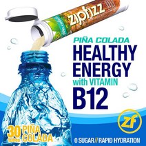 지피즈 헬시 에너지 드링크 믹스 피나 콜라다 30개 Zipfizz Healthy Energy Drink Mix Pina Colada