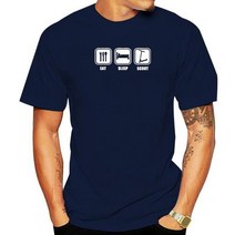 Men Clothing Eat Sleep Scoot Push Stunt Funny T Shirt 코튼 반팔 티셔츠 탑스 Camiseta 남성 의류, 02 Men blue_09 4XL