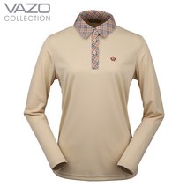 VAZO 여성골프 긴팔 카라 티셔츠 JD