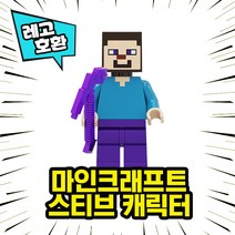 레고호환 마인크래프트 캐릭터 8종 시리즈 블록 미니피규어 중국레고, 03. 스티브